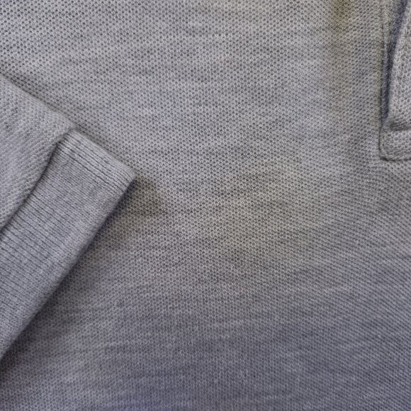 Puma Polo Shirt Braves Baseball Logo Men 2XL Light Gray Short Sleeve 100% Cotton - Picture 8 of 10